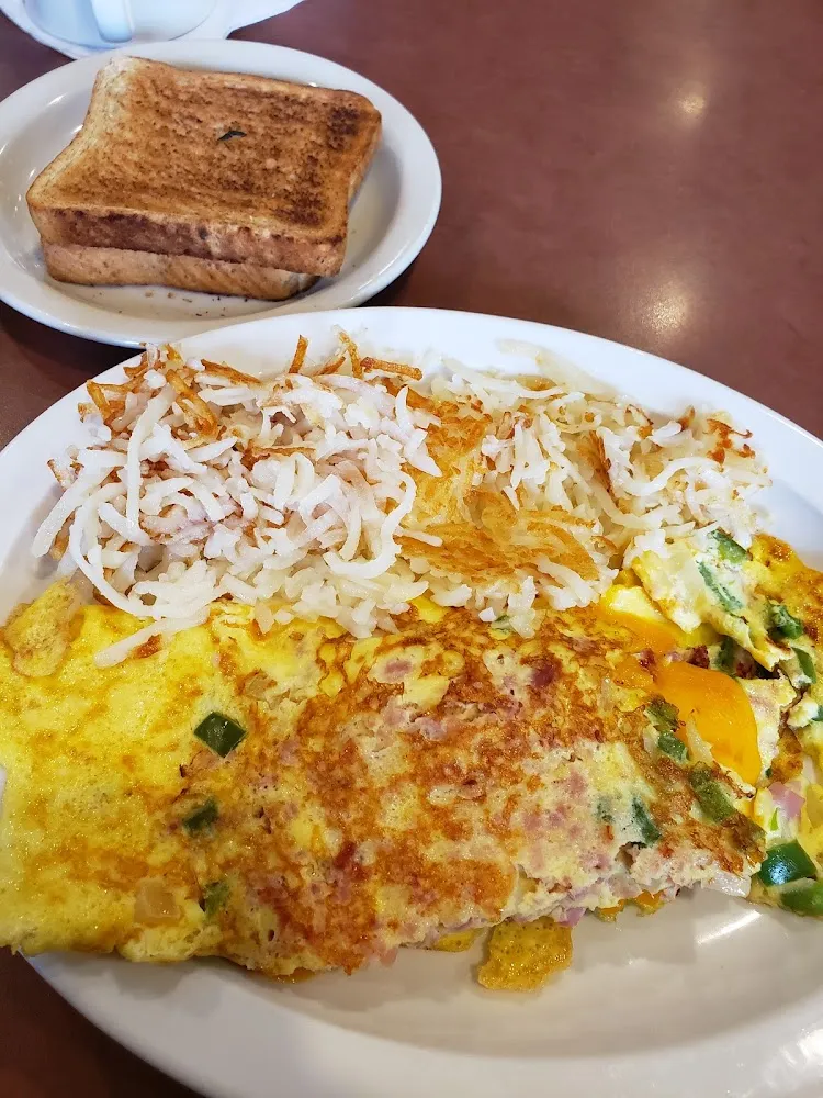 Denver Omelet and Hash Browns