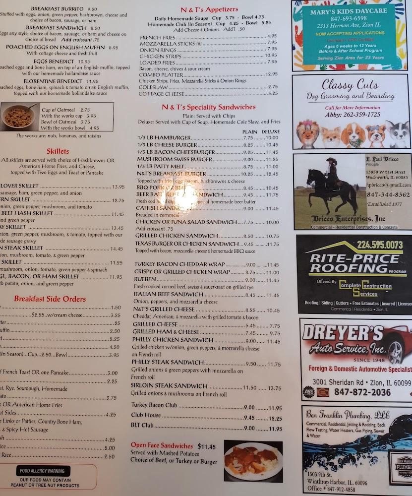 N & T Family Restaurant Menu image 4